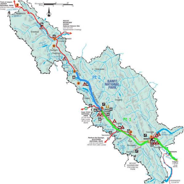 COSTA OVEST - Icefield Parkway - Parte 1 Banff