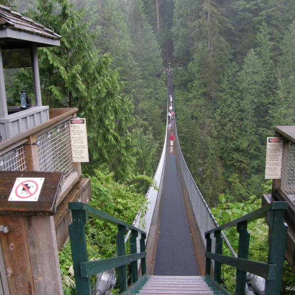 Capilano Suspension Bridge, il ponte sul vuoto!